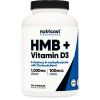 Nutricost HMB (1000mg) and Vitamin D3 (4000 IU) Supplement - 240 Capsules, 120 Servings - Gluten Free and Non-GMO