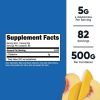 Nutricost L-Glutamine Powder Sweetened with Stevia (500 Grams / 5 Grams L-Glutamine Per Serving/Peach Mango) | L-Glutamine Supplement for Gut Support