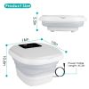 Collapsible Foot Spa Massager Electric Foot Soaker Tub Foldable Foot Spa Tub