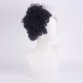 Yin Yang Head Black And White Anime Wig