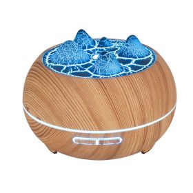 Atmosphere Flame Mountain Wood Grain Humidifier (Option: Style2 US Specification)