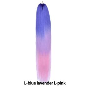 Kani Karen Silk Chemical Fiber Wig Braid Braided Hair Extension Pull Block Big Braid (Option: 12Color)