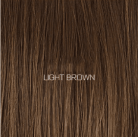 Oblique bangs short straight hair hood (Option: Light Brown)