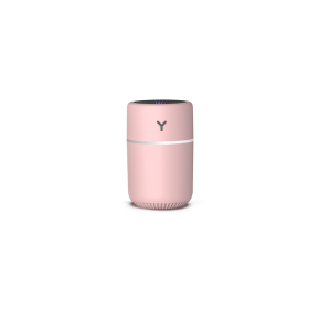 Car Mini Humidifier Portable Creative Large Fog Volume Water Replenishment Instrument (Color: PINK)