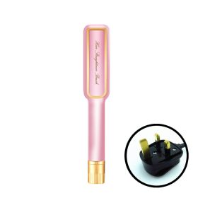 Hair Straightener, Electric Splint, Straight Clamp, Ceramic Hair Straightener, Straight Plate, Black Electronic Thermostat, American Standard Hair Str (Option: Pink-UK)