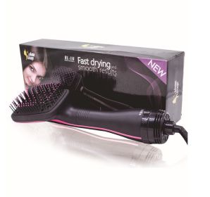 Constant Temperature Hairdressing Massage Comb (Option: Black-US)