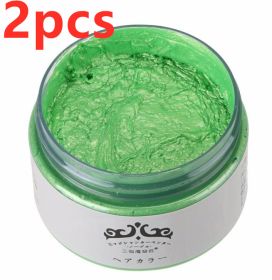 Hair Color Wax (Option: Green 2pcs)