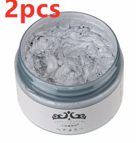 Hair Color Wax (Option: Light Grey 2pcs)