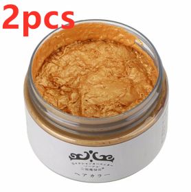 Hair Color Wax (Option: Gold 2pcs)