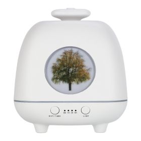 Mute Ultrasonic Home Desktop Aromatherapy (Option: White-UK)