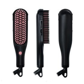 Heating Electric Curling Iron Hair Straightener Multifunctional Curling Iron (Option: B-EU)