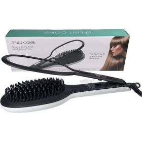 Explosive Style Hairdresser Splint Straight Hair Comb (Option: EU)