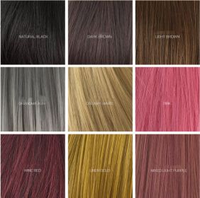 Chemical fiber long wig (Option: Dark Brown)