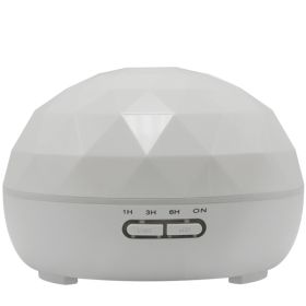 Ultrasonic aroma diffuser mute colorful night light (Option: White-EU)