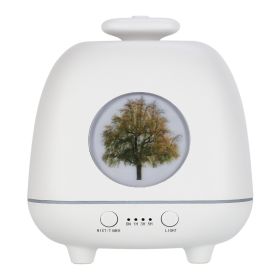 Mute Ultrasonic Home Desktop Aromatherapy (Option: White-US)