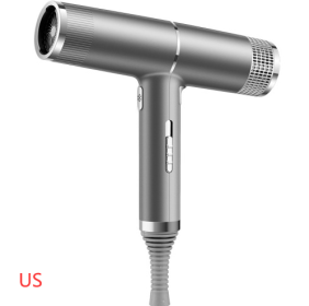 New Concept Hair Dryer Household Hair Dryer (Option: Grey-US-Color box)