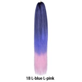 Kani Karen Silk Chemical Fiber Wig Braid Braided Hair Extension Pull Block Big Braid (Option: 8Color)