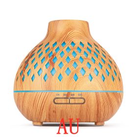 Household Air Spray Mini Ultrasonic Aroma Diffuser (Option: Brown-AU)