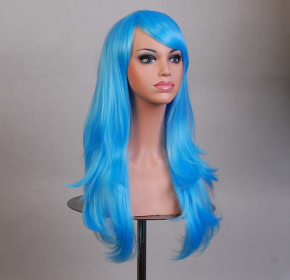 Wig Sky Blue (Color: Blue)