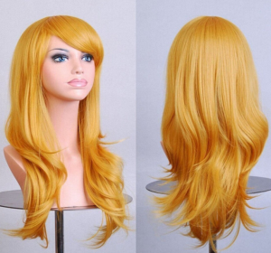 Wig Sky Blue (Color: Yellow)