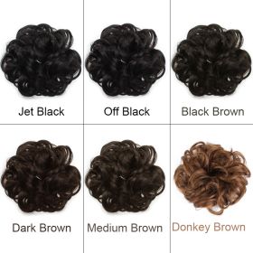 Wig hair circle (Option: Medium Brown)