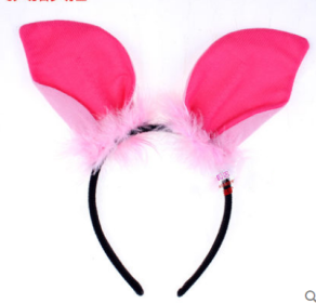 Performance Cartoon Animal Headband Plush Headdress (Option: Flying pig)