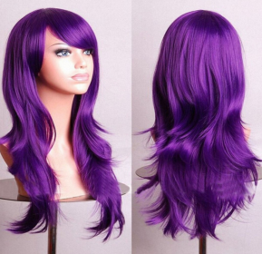 Wig Sky Blue (Color: Purple)