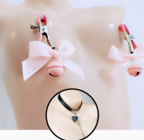 Nipple Clamps Punish The Nipple By Stimulating The Clitoris Bells (Option: J)