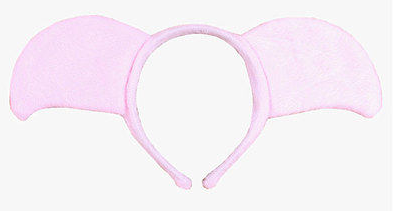 Performance Cartoon Animal Headband Plush Headdress (Option: Pink pigs)