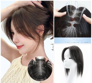 Women's Fashion Simple Net Eight Bangs Wig (Option: 3 Style)