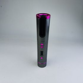 Portable Automatic Curler With Multi-function Charging (Option: Rose Red-USB)