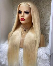 Lace Wig 13x6 Hand-woven High-temperature Fiber Long (Option: 613 Models-16 Inches)