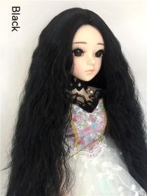 Small Cloth Salon Doll Wigs (Option: Black-4 Points)