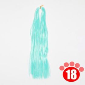 Fashion Simple Wig Row Doll Hair Transplant (Option: No18)