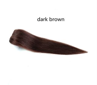 Wig Set Underlay Hair Root Cushion Fluffy Head Shape (Option: 25cm dark brown)