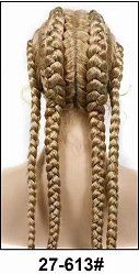 Front Lace Synthetic Fiber Four Braid Wig (Option: 2B613)