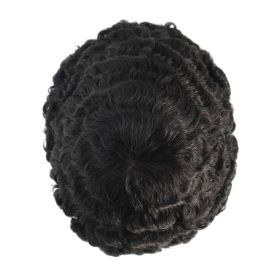 African Lace Men's Human Hair (Option: B 12MM)