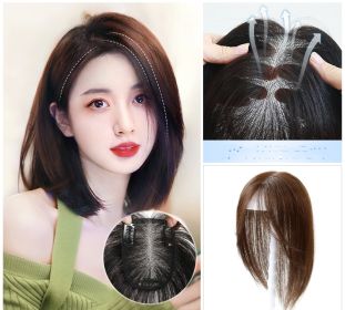 Women's Fashion Simple Net Eight Bangs Wig (Option: 12 Style)