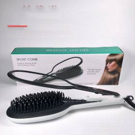 Explosive Style Hairdresser Splint Straight Hair Comb (Option: UK)