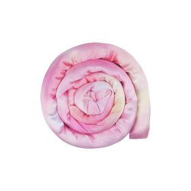 Spiral Lock Colored Dreadlocks Bendable Hair Band (Option: Tie Dye Pink Orange)