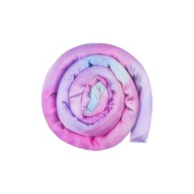 Spiral Lock Colored Dreadlocks Bendable Hair Band (Option: Tie Dye Pink Purple)