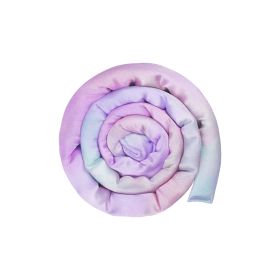 Spiral Lock Colored Dreadlocks Bendable Hair Band (Option: Tie Dye Light Purple Pink)