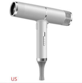 New Concept Hair Dryer Household Hair Dryer (Option: Silver-US-Gift box)