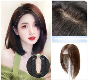 Women's Fashion Simple Net Eight Bangs Wig (Option: 24Style)