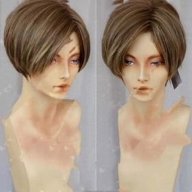 New Style Cosplay Wig Short Hair (Option: Wig-And hairnet)