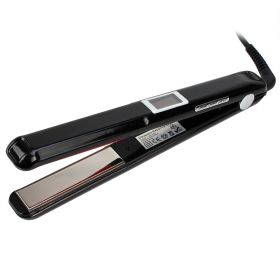 Hair Straightener Straightening Plate Does Not Damage The Power Generation Splint (Option: Black-US)