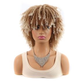 African Wigs With Small Curly Hair Headgear Non-multicolor 6-inch (Option: 27T613)